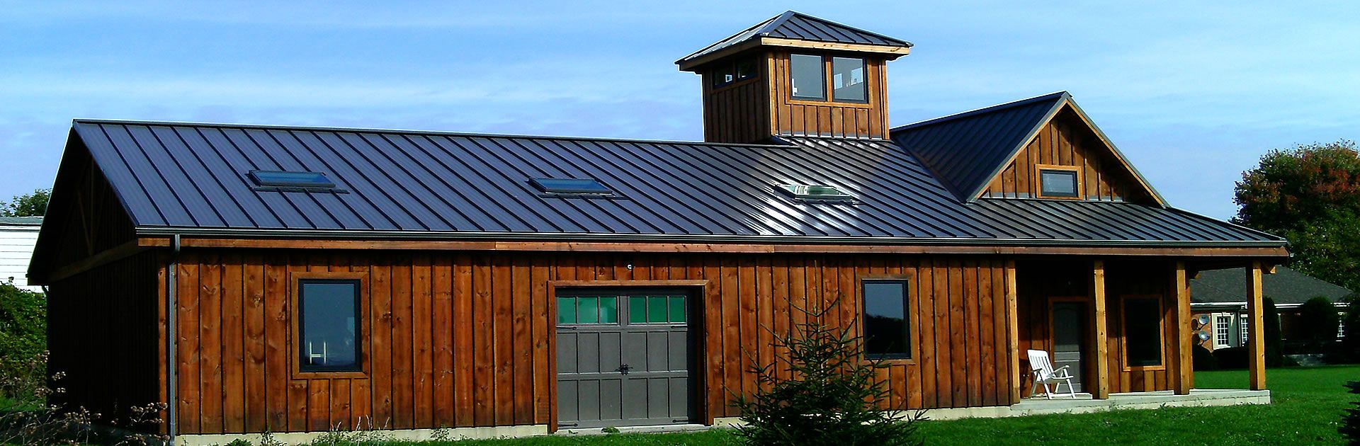 Cedar bungalow with turret